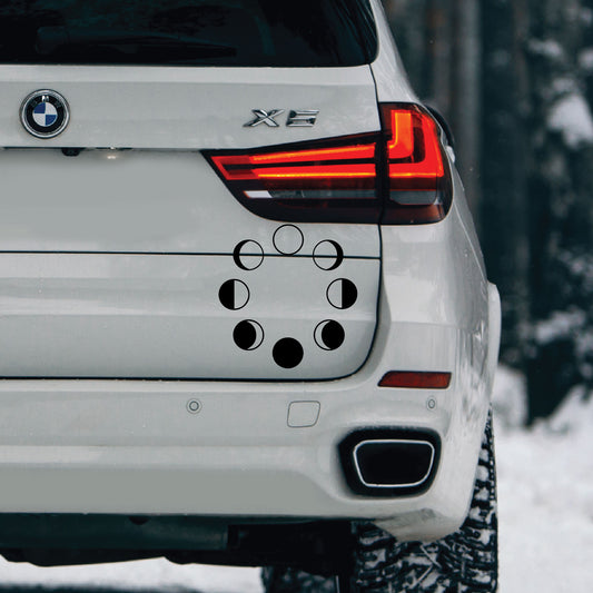 Circle Moon Phase Sticker