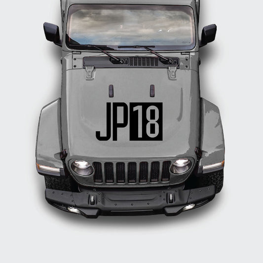 Custom Jurassic Park Vehicle Hood Decal