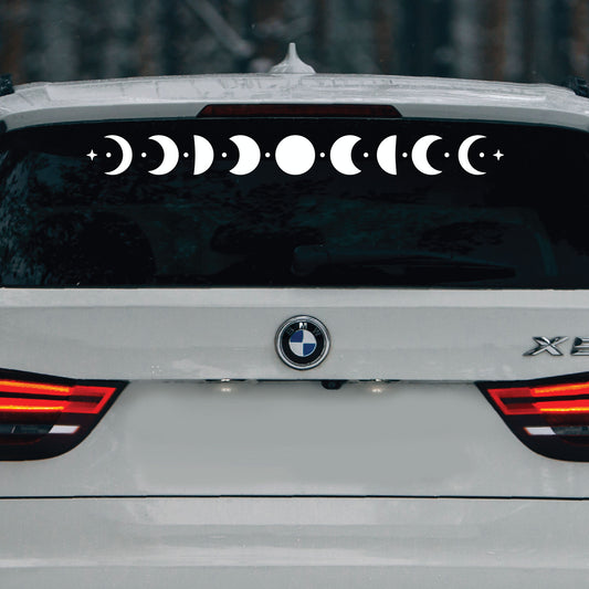 Moon Phase Line Sticker