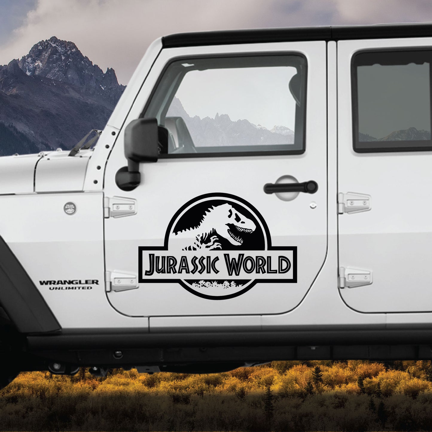 Custom Jurassic World Vehicle Decal