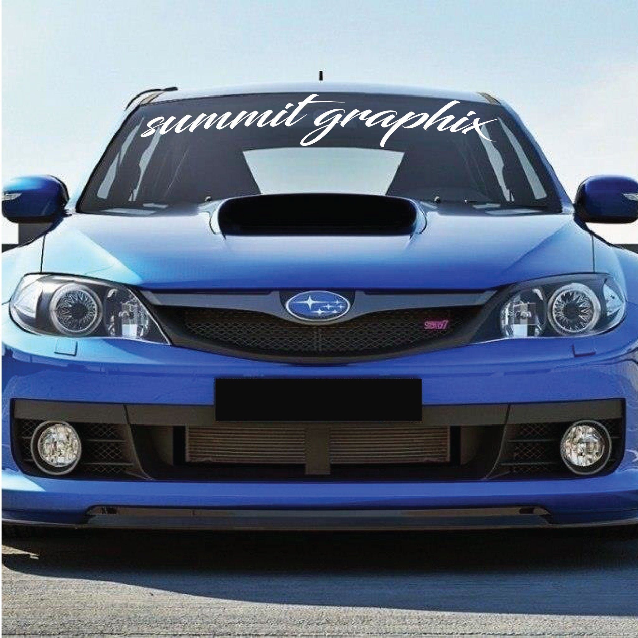 Summit Graphix | Custom Vehicle Windshield Banner Decal Window Sticker