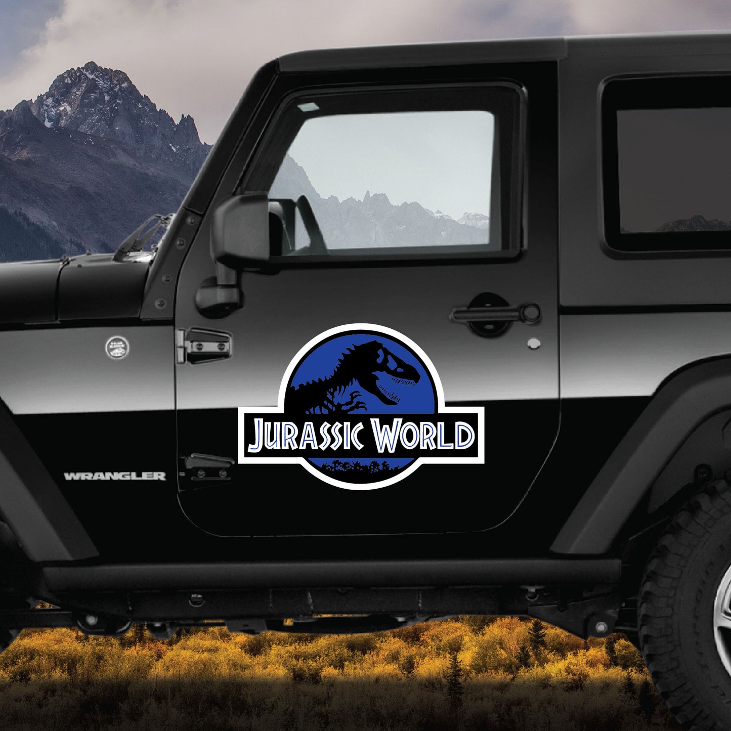 Original Jurassic World Vehicle Decal