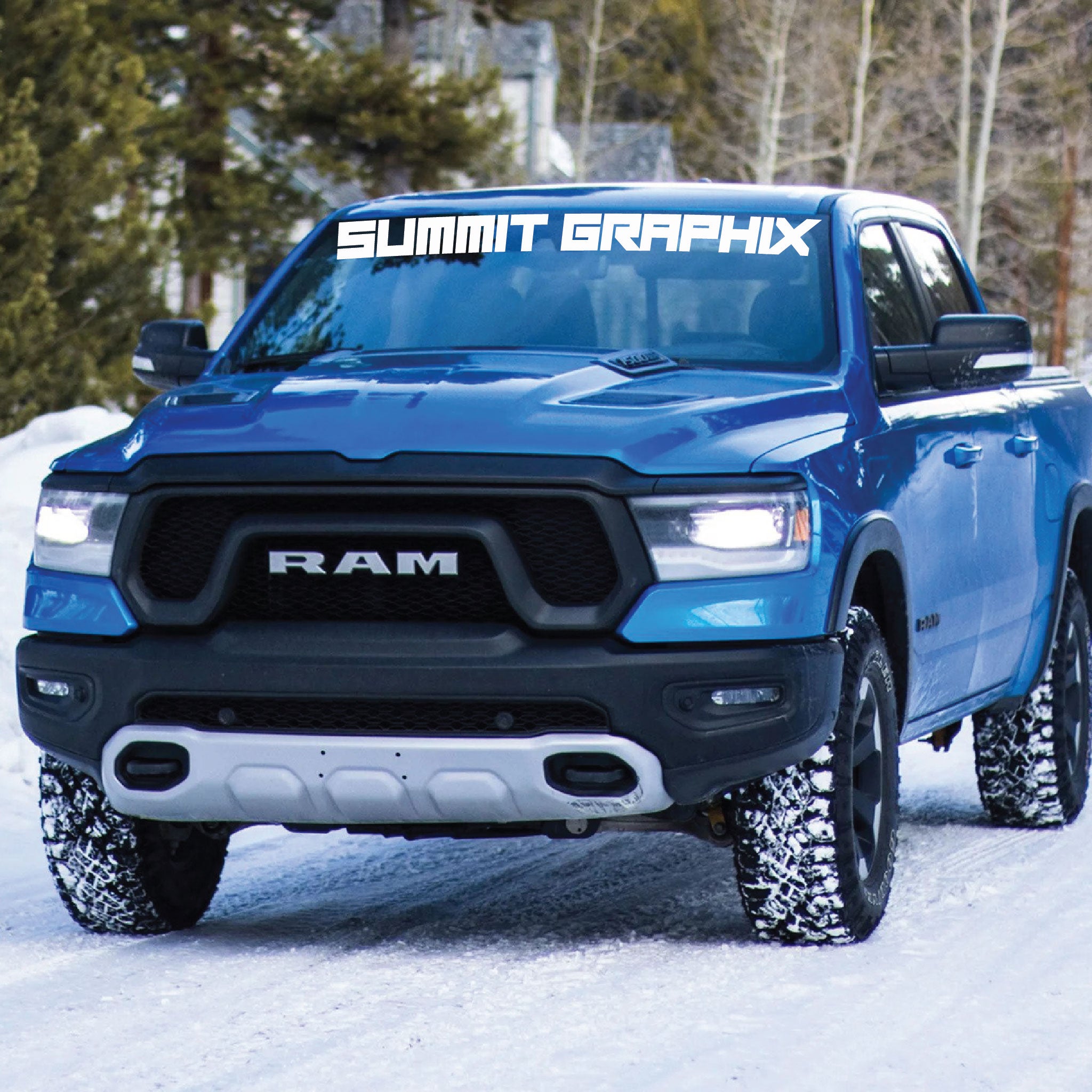 Summit Graphix | Custom Vehicle Windshield Banner Decal Window Sticker